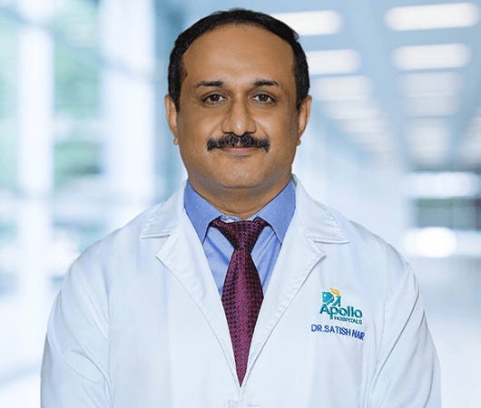 Dr Satish Nair,Senior Consultant - ENT & Head and Neck Oncology, 